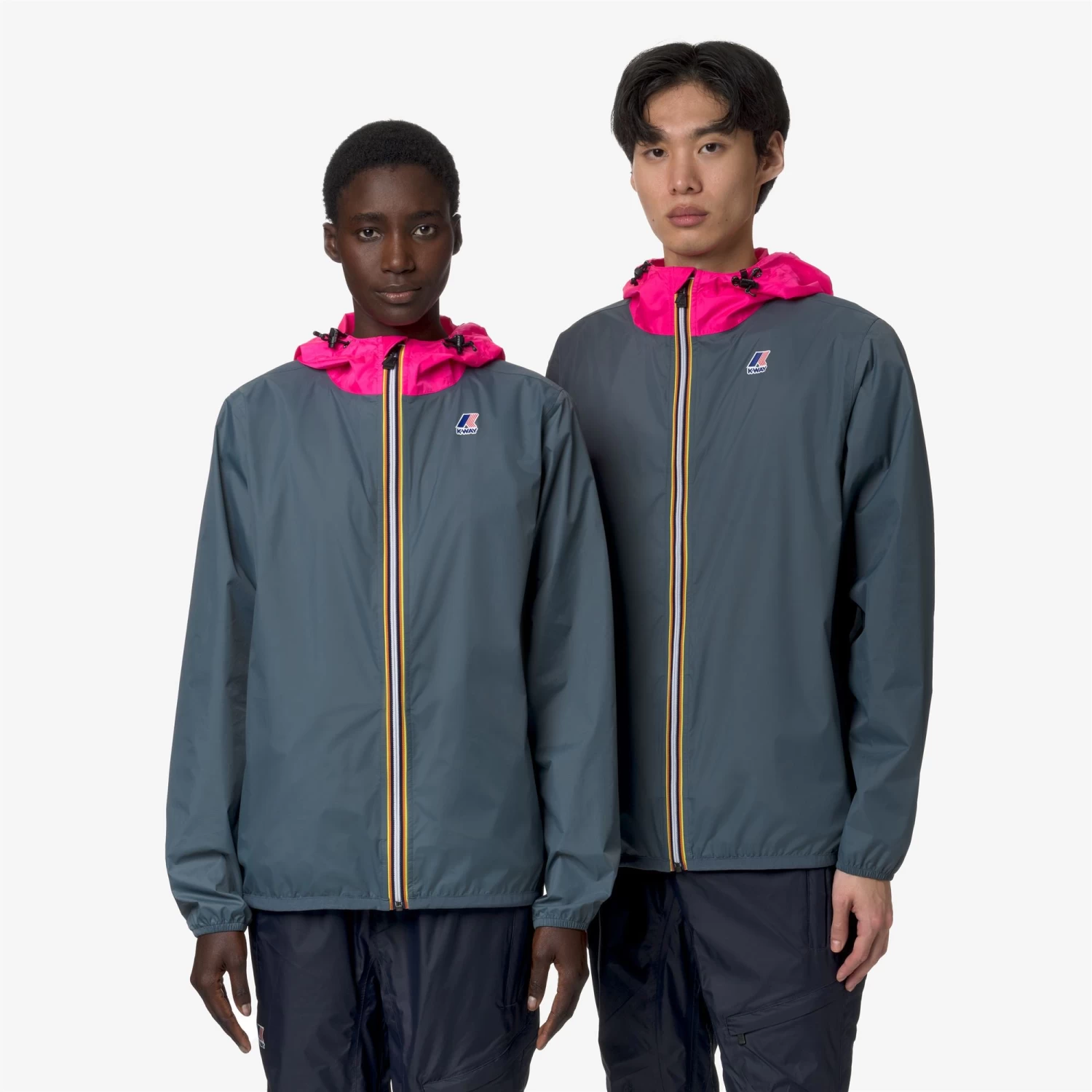 LE VRAI 3.0 CLAUDE - Jackets - Mid - Unisex - GREY EVEREST-PINK INTENSE - immagine 3