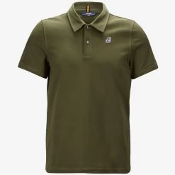GREGOIRE TAPE - Polo Shirts - Polo - Man - GREEN MILITARY
