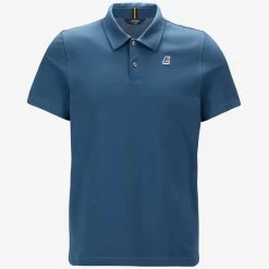 GREGOIRE TAPE - Polo Shirts - Polo - Man - BLUE DEEP