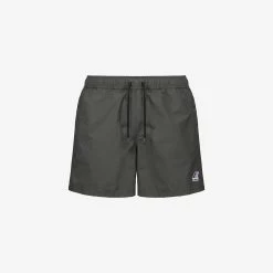 LE VRAI Olivier - Bathing Suits - Swimming Trunk - Man - GREEN BLACKISH