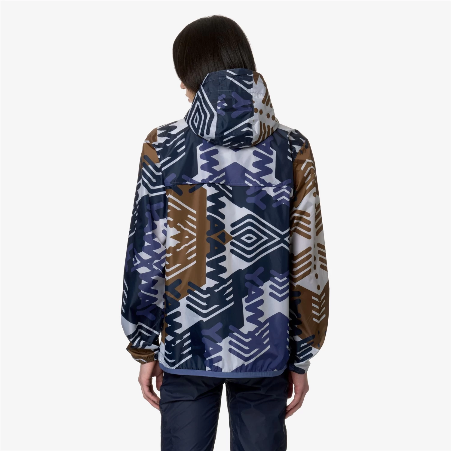 LE VRAI 3.0 CLAUDE GRAPHIC - Jackets - Mid - Unisex - LOGO PATTERN GREY-BLU-INDIGO-CORDA - immagine 6