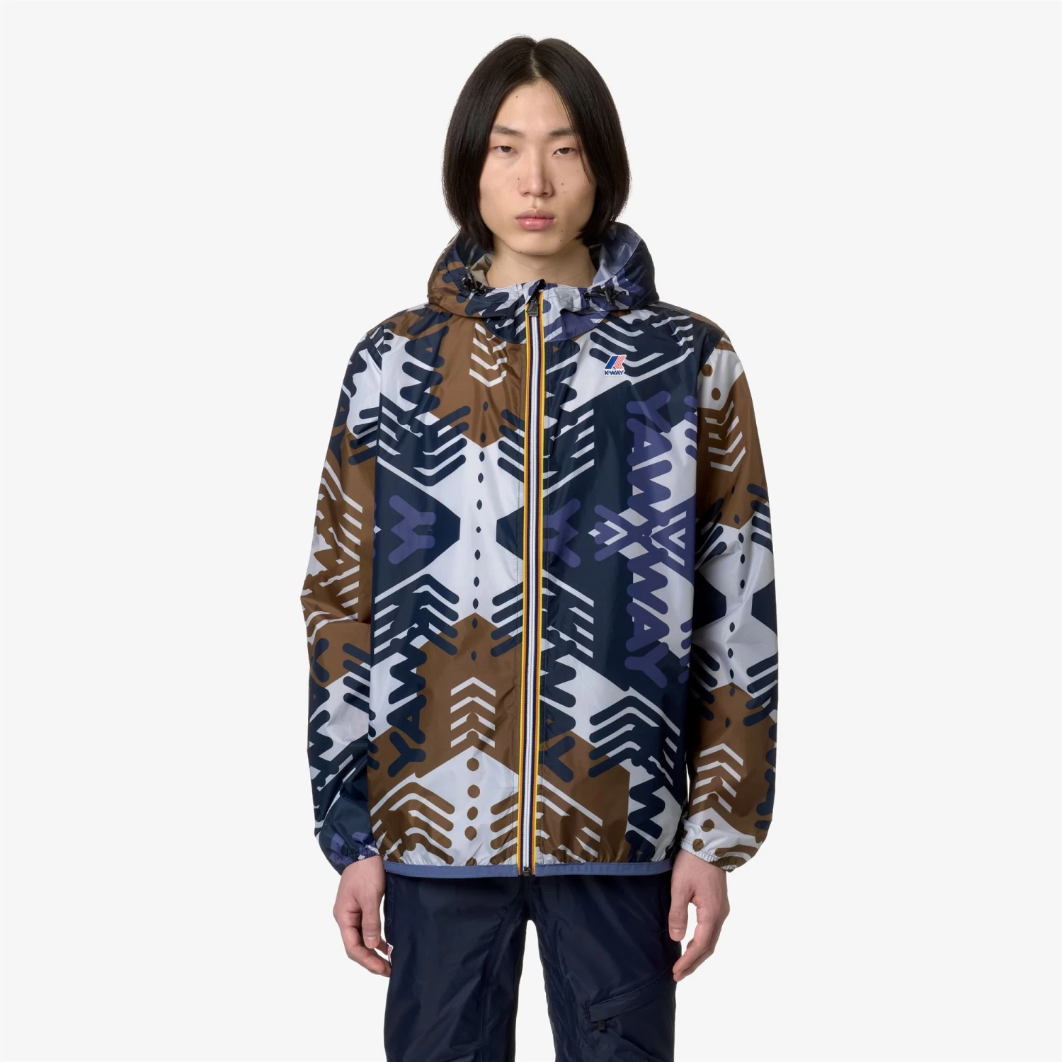 LE VRAI 3.0 CLAUDE GRAPHIC - Jackets - Mid - Unisex - LOGO PATTERN GREY-BLU-INDIGO-CORDA - immagine 4