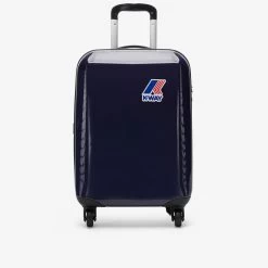 K-WAY SYSTEM MINI TROLLEY - Luggage Bags - Trolley - Unisex - BLUE ROYAL-BLACK TORBA