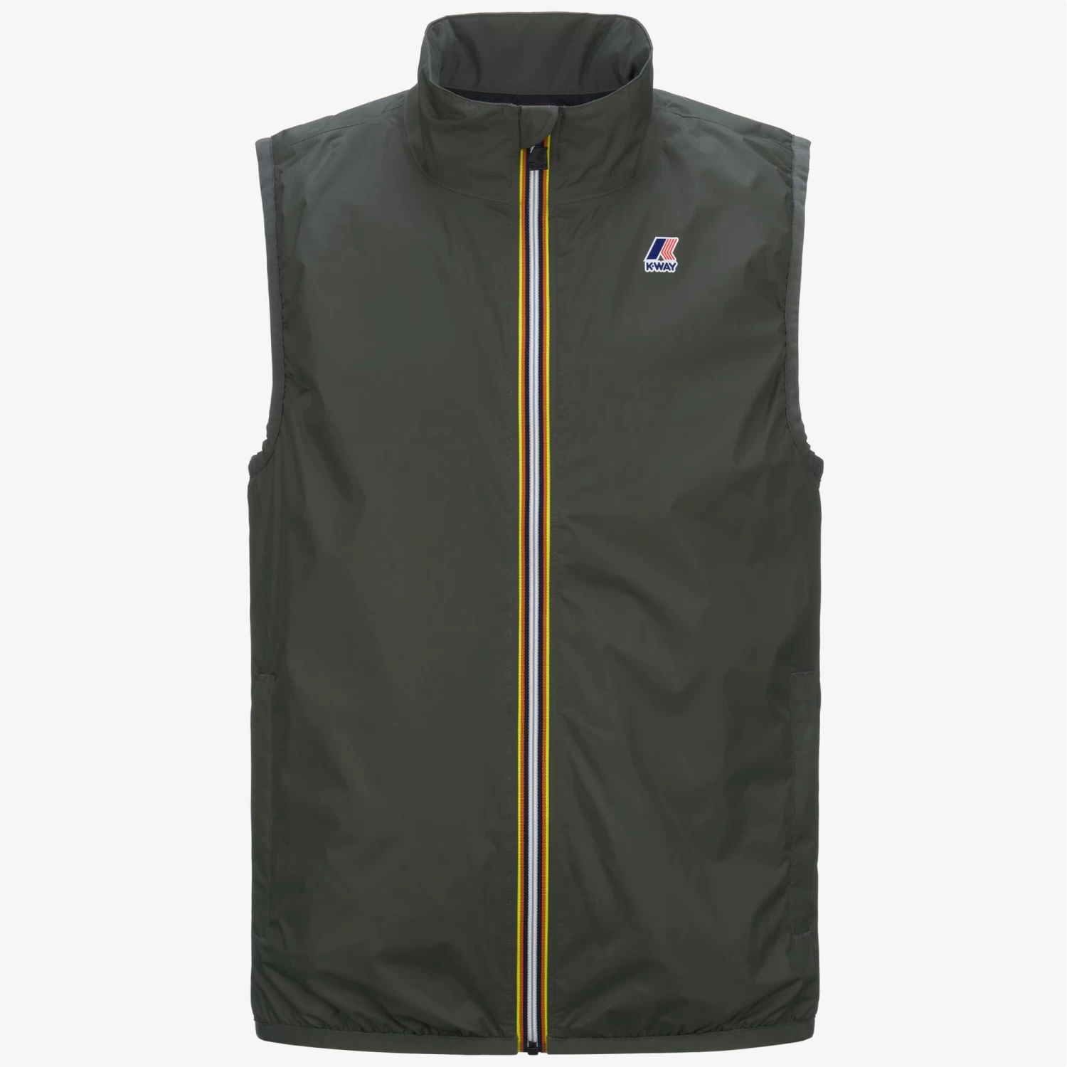 LE VRAI 3.0ROULAND WARM - Jackets - Vest - Unisex - GREEN BLACKISH