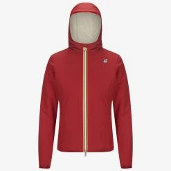 LILY WARM REVERSIBLE - Jackets - Short - Woman - RED DK TOMATO-BEIGE GREY