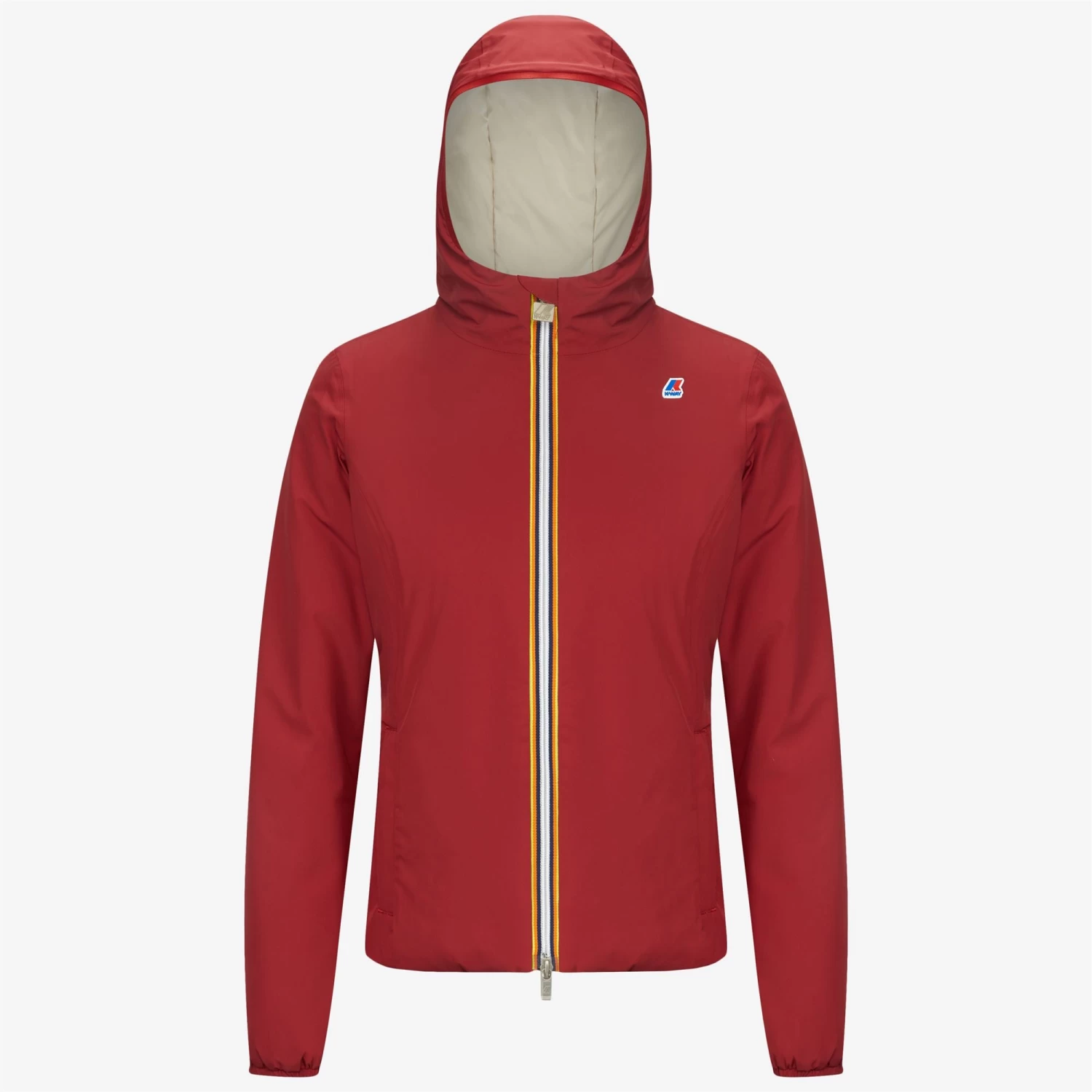 LILY WARM REVERSIBLE - Jackets - Short - Woman - RED DK TOMATO-BEIGE GREY