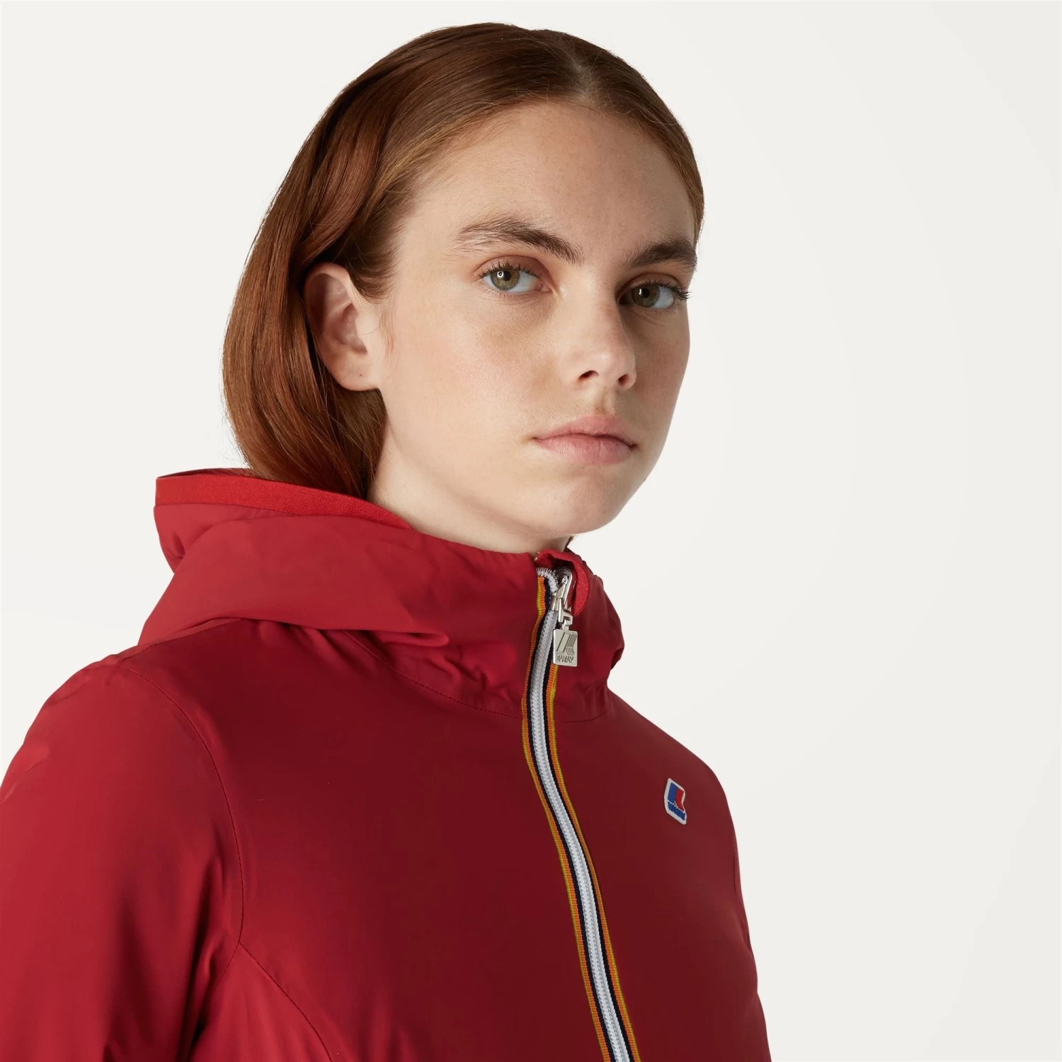 LILY WARM REVERSIBLE - Jackets - Short - Woman - RED DK TOMATO-BEIGE GREY - immagine 3