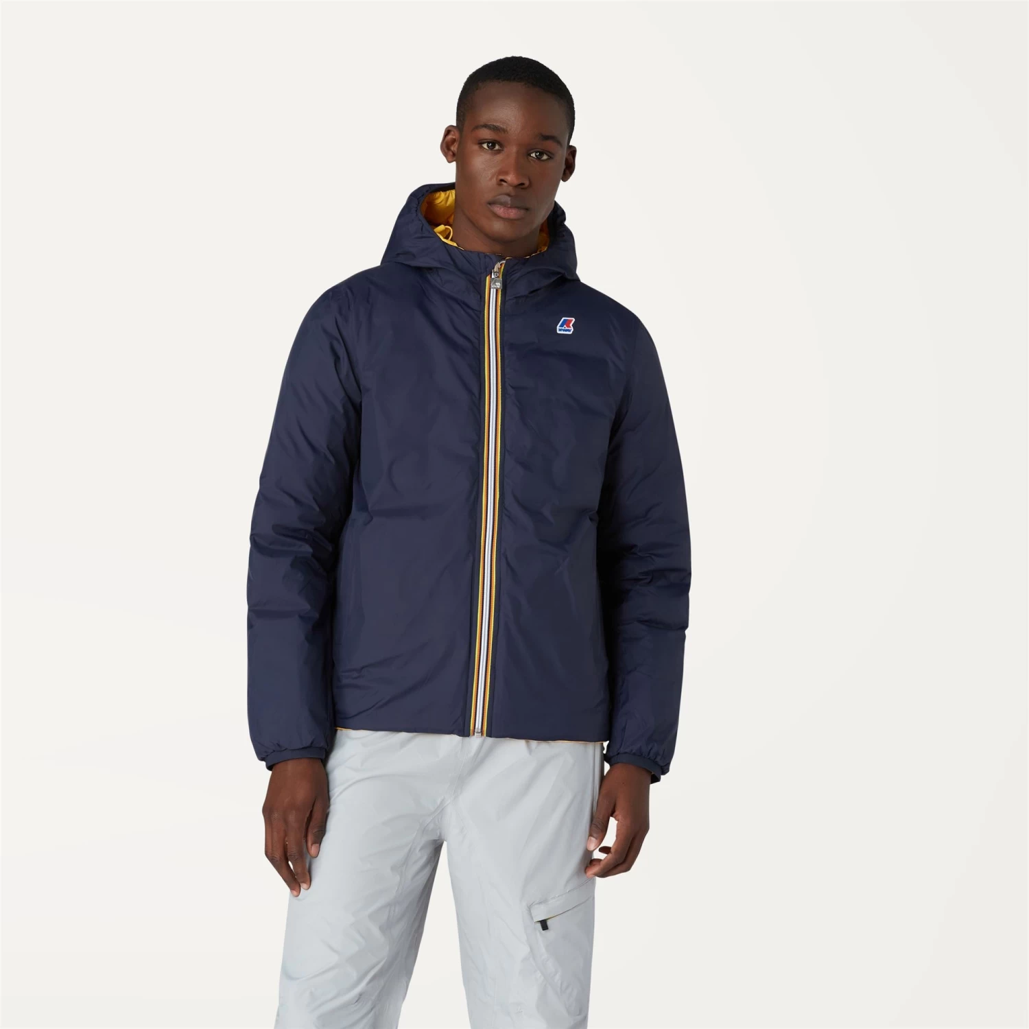 JACQUES THERMO PLUS.2 REVERSIBLE - Jackets - Short - Man - BLUE DEPTH-YELLOW SOLAR - immagine 4