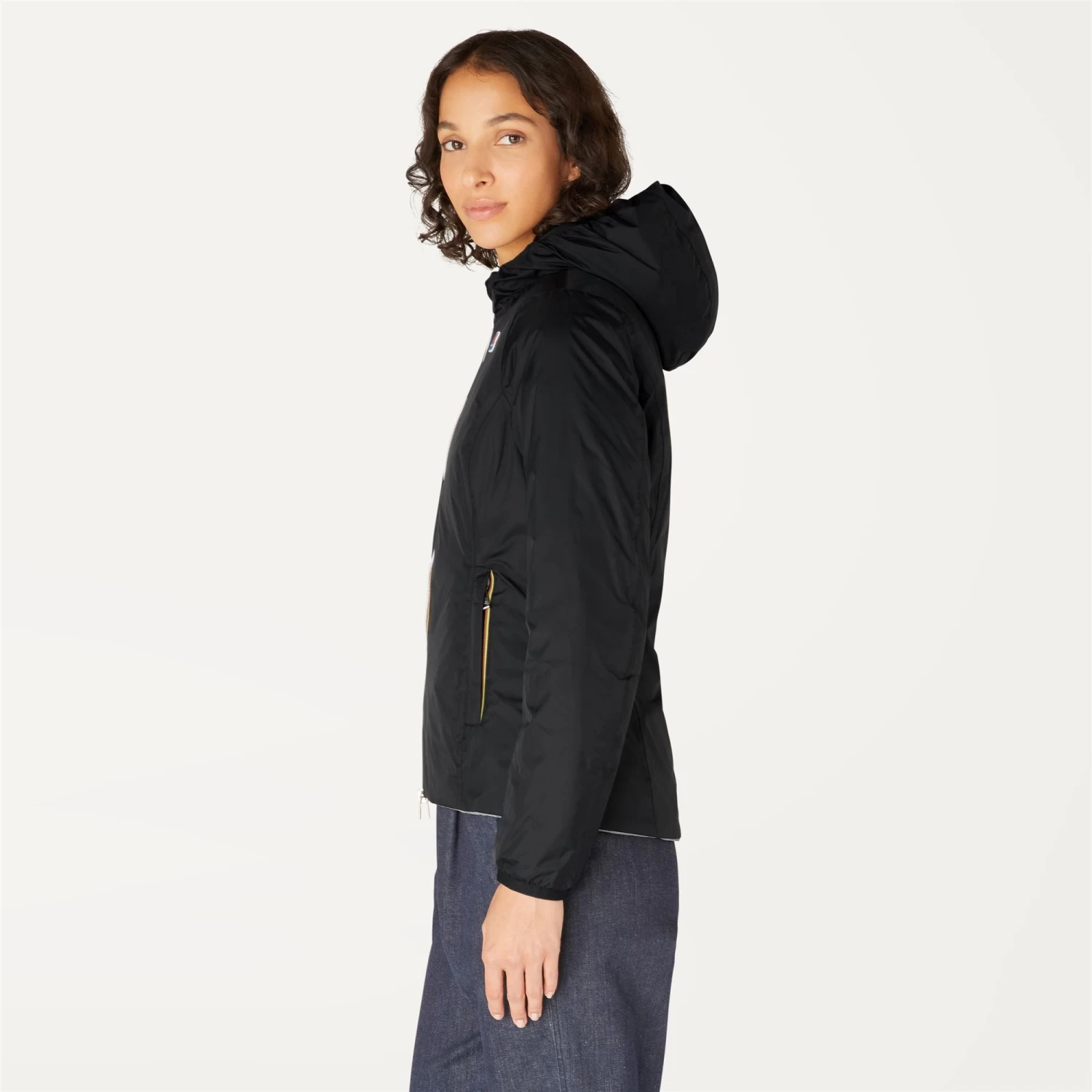 LILY THERMO PLUS.2 REVERSIBLE - Jackets - Short - Woman - BLACK PURE-GREY MD STEEL - immagine 5