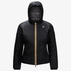 LILY THERMO PLUS.2 REVERSIBLE - Jackets - Short - Woman - BLACK PURE-GREY MD STEEL