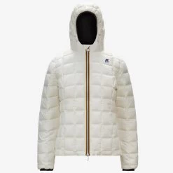 LILY THERMO PLUS.2 REVERSIBLE - Jackets - Short - Woman - BLACK PURE-WHITE MILK