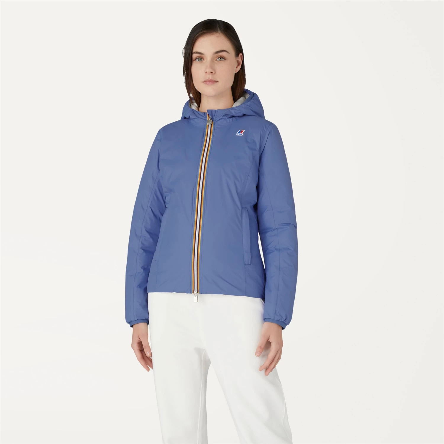LILY THERMO PLUS.2 REVERSIBLE - Jackets - Short - Woman - AZURE DK-WHITE MILK - immagine 4