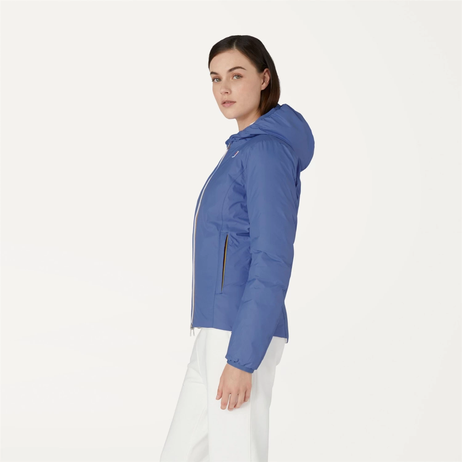 LILY THERMO PLUS.2 REVERSIBLE - Jackets - Short - Woman - AZURE DK-WHITE MILK - immagine 5