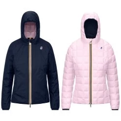 LILY THERMO PLUS.2 REVERSIBLE - Jackets - Short - Woman - BLUE DEPTH-PINK SOFT LILLA