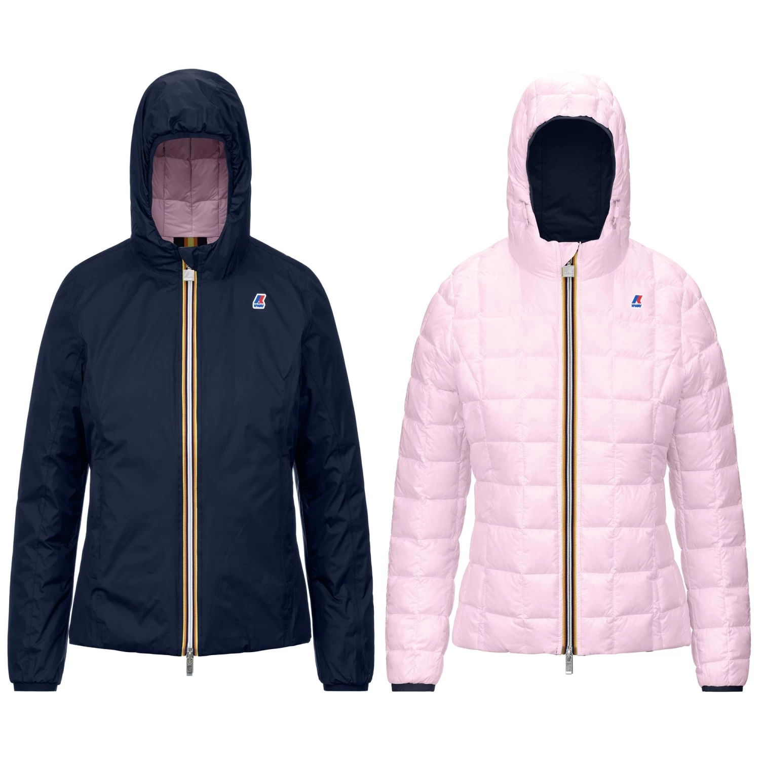 LILY THERMO PLUS.2 REVERSIBLE - Jackets - Short - Woman - BLUE DEPTH-PINK SOFT LILLA