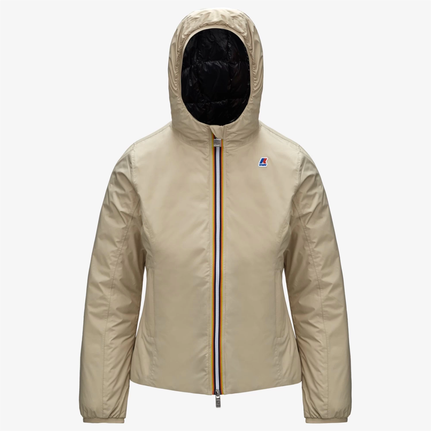 LILY THERMO PLUS.2 REVERSIBLE - Jackets - Short - Woman - BEIGE GREY-BLACK PURE