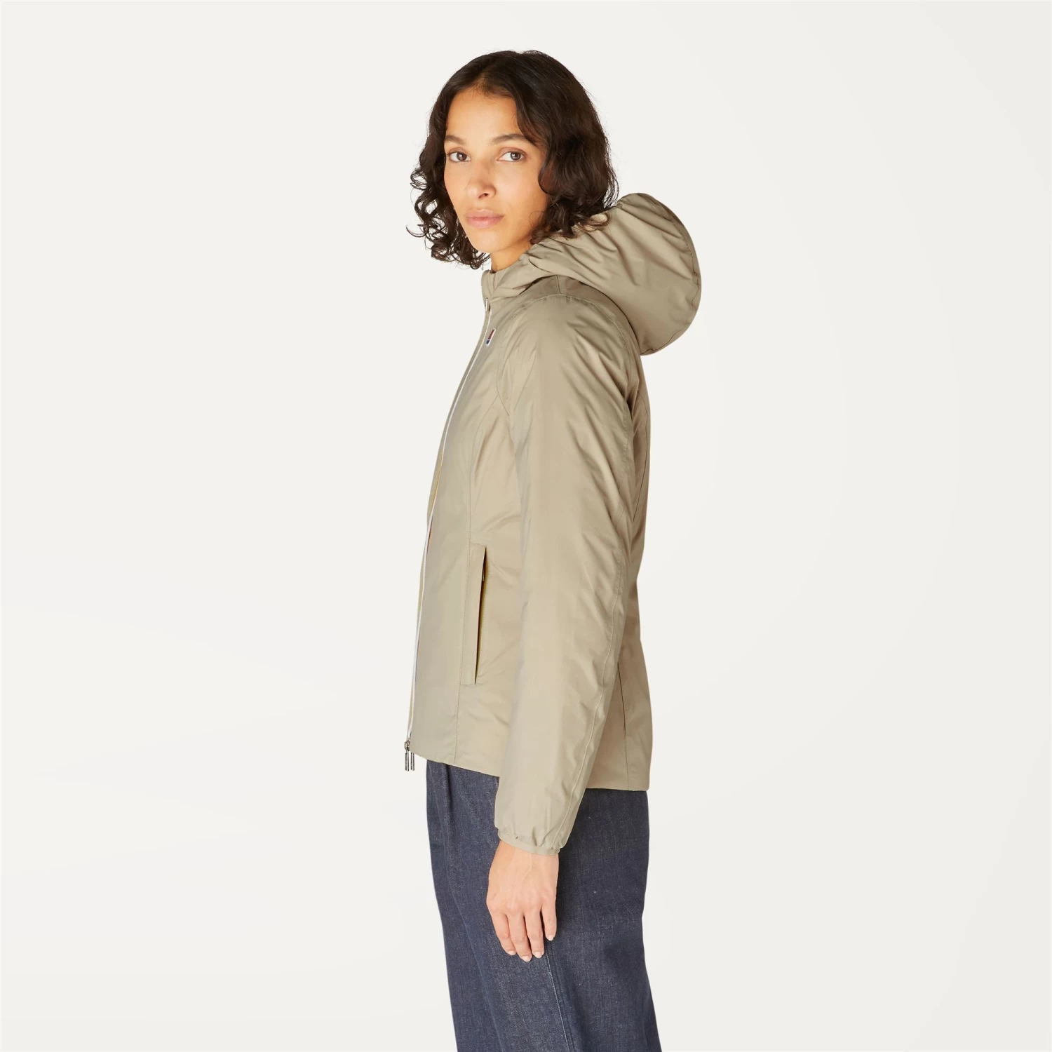 LILY THERMO PLUS.2 REVERSIBLE - Jackets - Short - Woman - BEIGE GREY-BLACK PURE - immagine 5