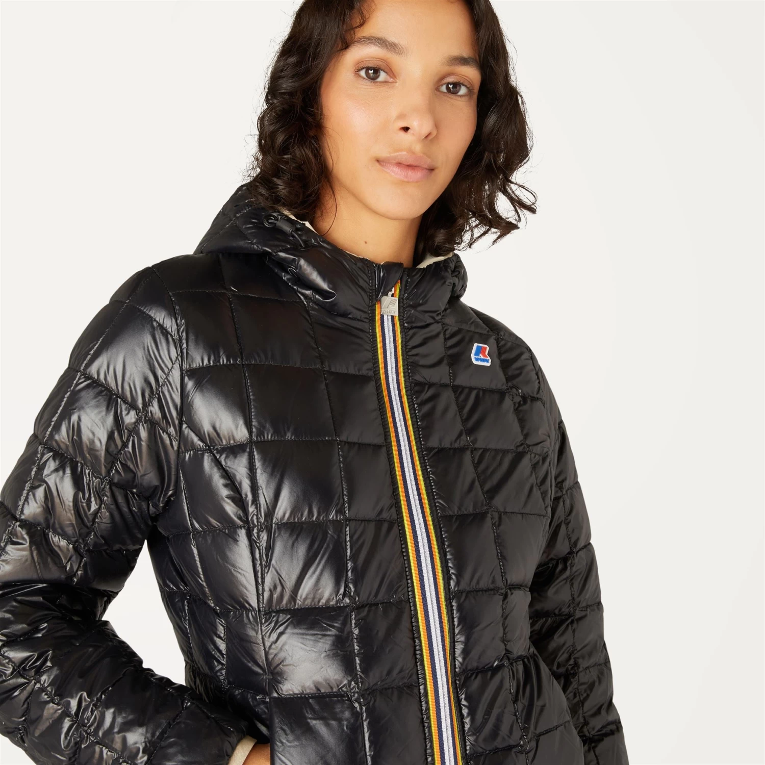 LILY THERMO PLUS.2 REVERSIBLE - Jackets - Short - Woman - BEIGE GREY-BLACK PURE - immagine 3