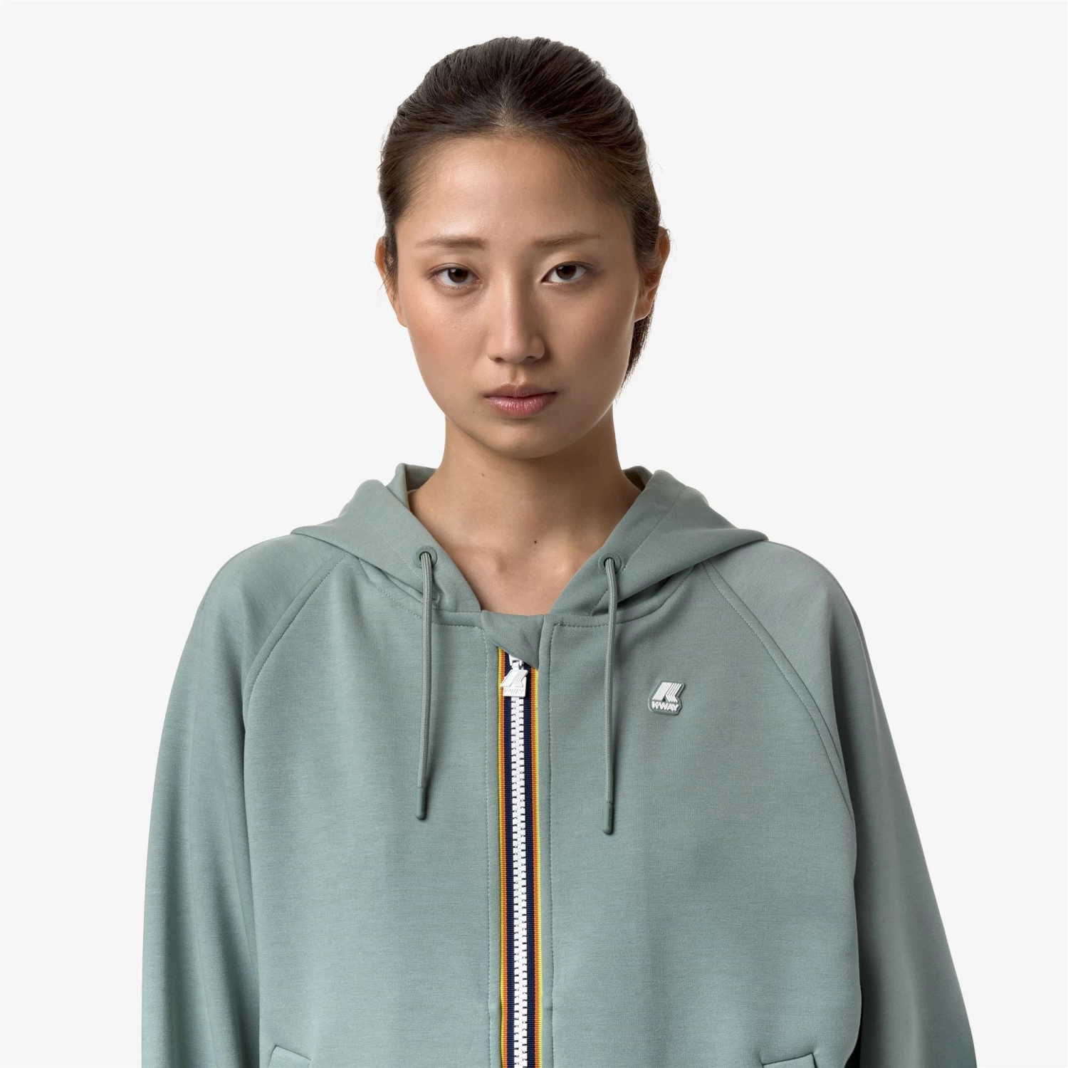 LYDIE LIGHT SPACER - Fleece - Jacket - Woman - GREEN MOLD - immagine 2