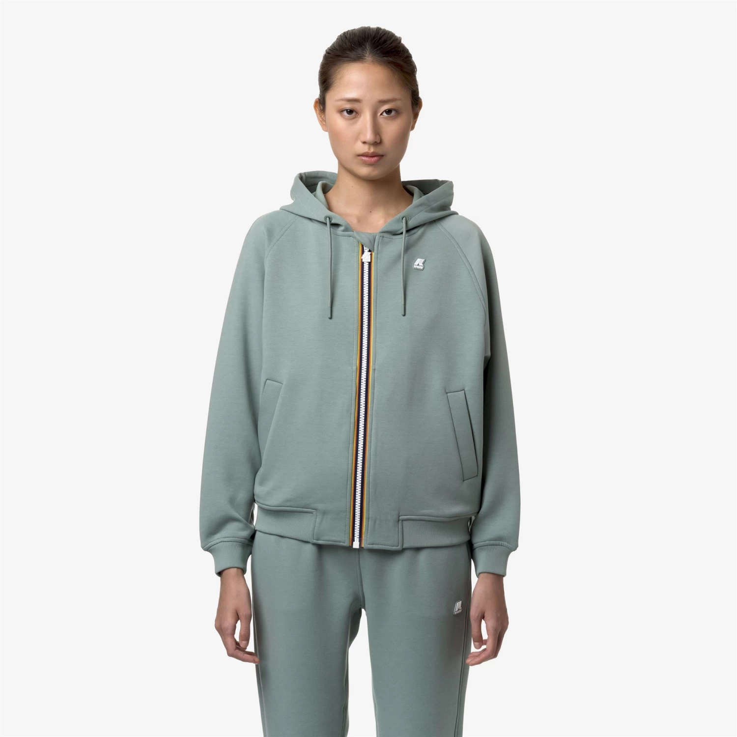 LYDIE LIGHT SPACER - Fleece - Jacket - Woman - GREEN MOLD - immagine 3