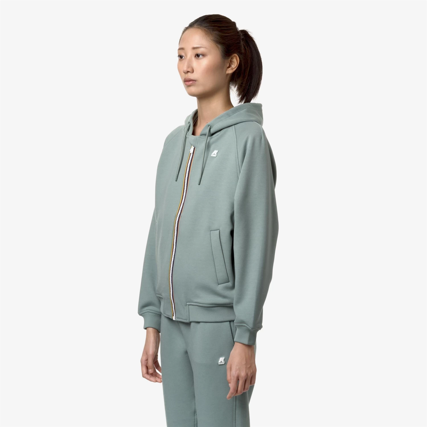 LYDIE LIGHT SPACER - Fleece - Jacket - Woman - GREEN MOLD - immagine 4