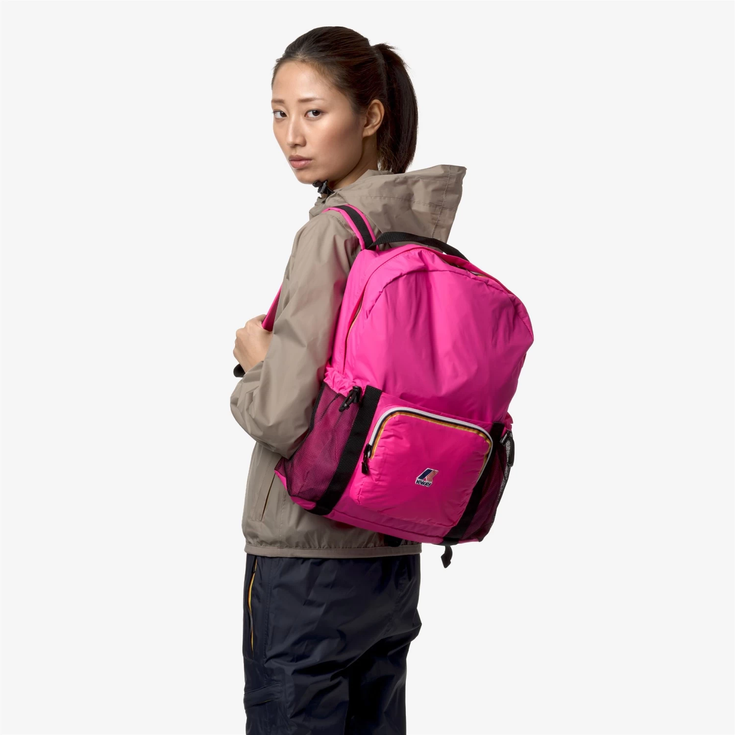LE VRAI 3.0 MICHEL - Bags - Backpack - Unisex - PINK INTENSE - immagine 5