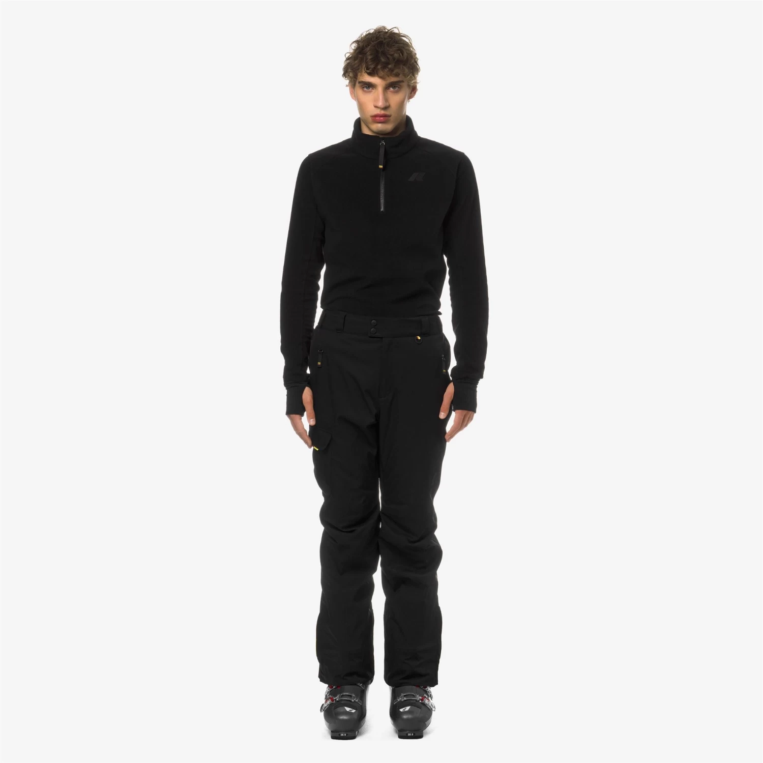AVRIEUX MICRO TWILL 2 LAYERS - Pants - Sport Trousers - Man - BLACK PURE - immagine 3