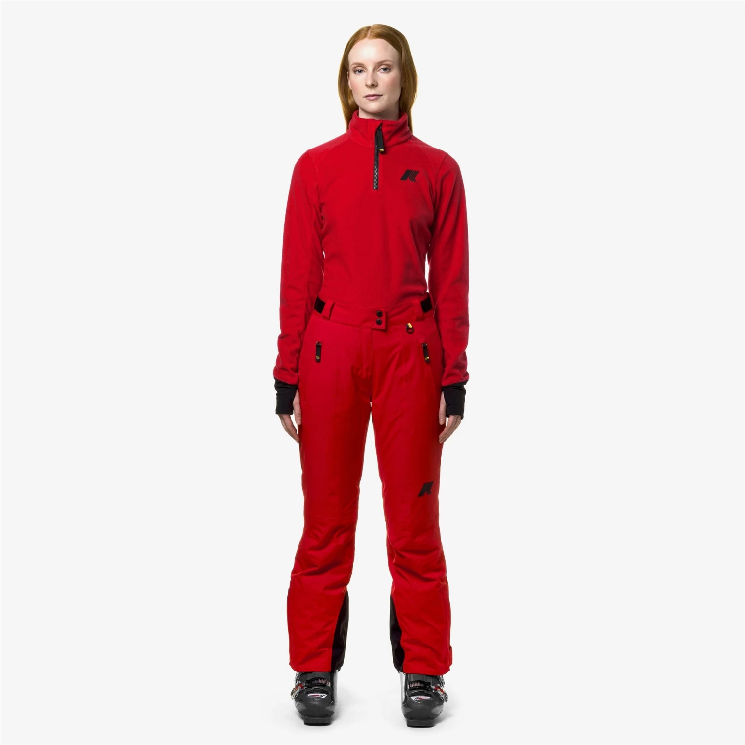 BONNEVAL MICRO TWILL 2 LAYERS - Pants - Sport Trousers - Woman - RED - immagine 3