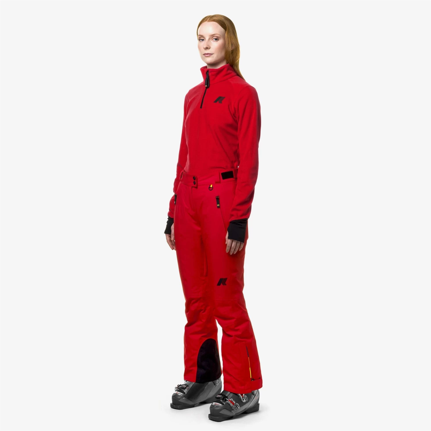 BONNEVAL MICRO TWILL 2 LAYERS - Pants - Sport Trousers - Woman - RED - immagine 4