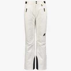 BONNEVAL MICRO TWILL 2 LAYERS - Pants - Sport Trousers - Woman - WHITE GARDENIA