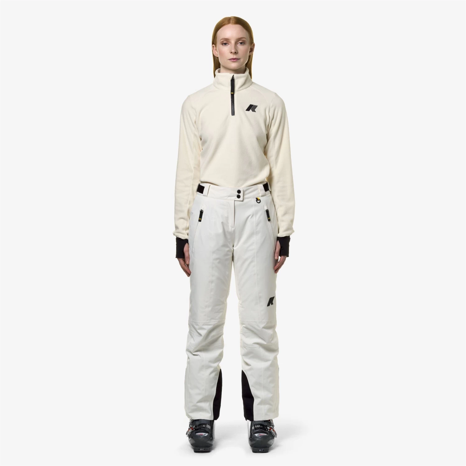 BONNEVAL MICRO TWILL 2 LAYERS - Pants - Sport Trousers - Woman - WHITE GARDENIA - immagine 3