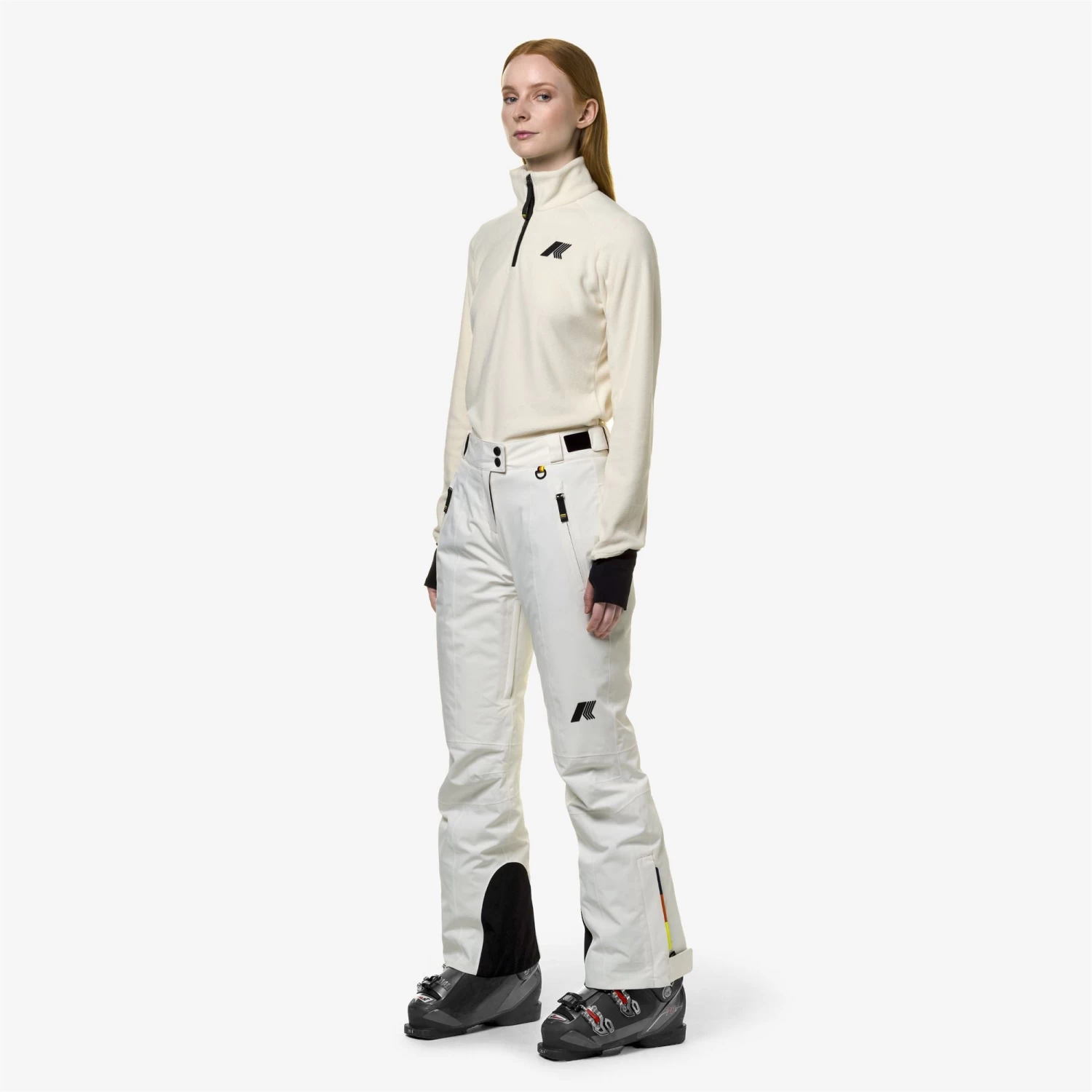 BONNEVAL MICRO TWILL 2 LAYERS - Pants - Sport Trousers - Woman - WHITE GARDENIA - immagine 4