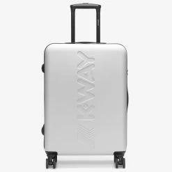 TROLLEY MEDIUM - Luggage Bags - Trolley - Unisex - WHITE-BLUE MD COBALT