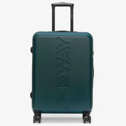 TROLLEY MEDIUM - Luggage Bags - Trolley - Unisex - GREEN PETROL-BLUE MD COBALT