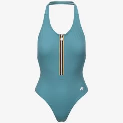 Sylvie Beach - Bathing Suits - Swimsuit - Woman - BLUE GREENISH