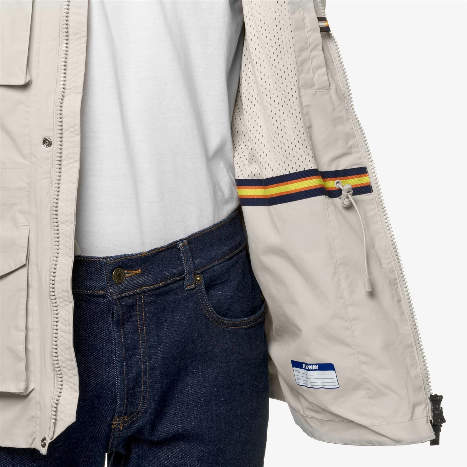 MANPHY ECO OTTOMAN - Jackets - Mid - Man - BEIGE LT - immagine 2