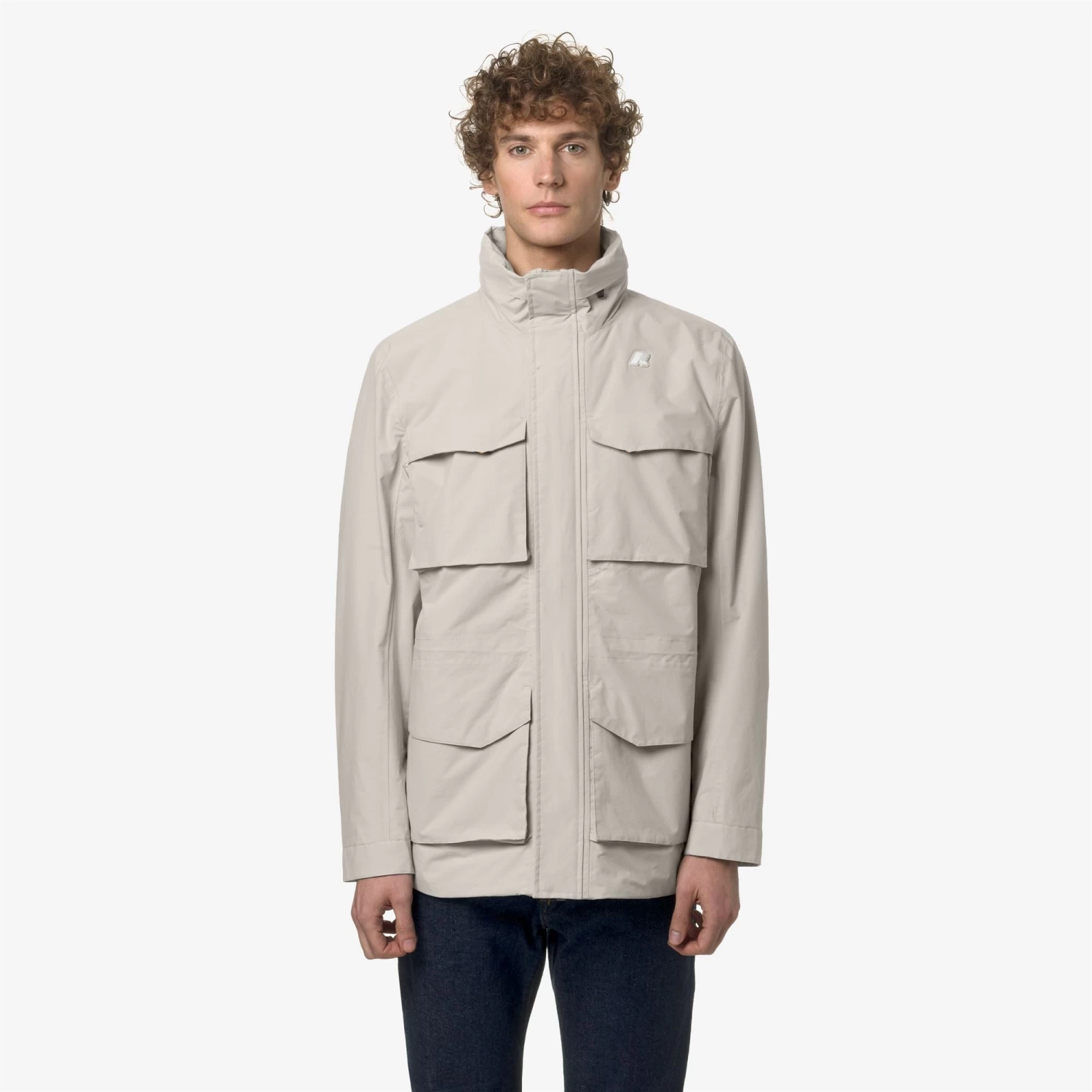 MANPHY ECO OTTOMAN - Jackets - Mid - Man - BEIGE LT - immagine 3