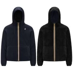 JACQUES POLAR REVERSIBLE - Fleece - Jacket - Man - BLUE DEPTH-BLACK PURE