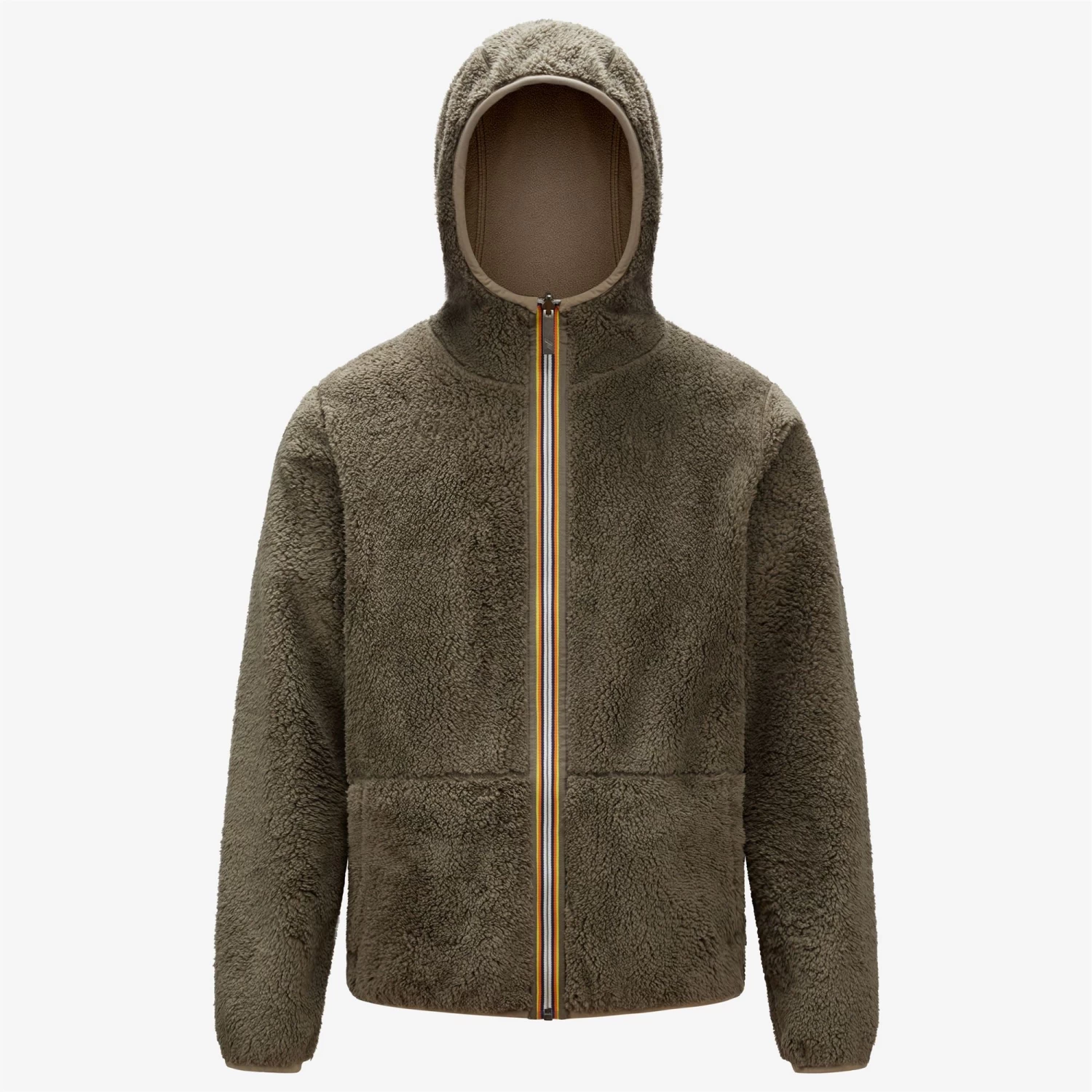 JACQUES POLAR REVERSIBLE - Fleece - Jacket - Man - BEIGE TAUPE-BROWM - immagine 2