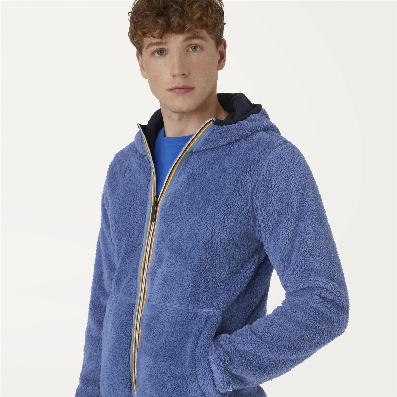 JACQUES POLAR REVERSIBLE - Fleece - Jacket - Man - BLUE DEPTH-BLUE ASH - immagine 3