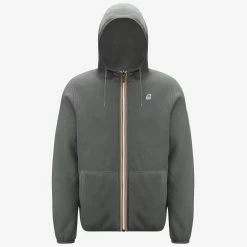 JACQUES POLAR REVERSIBLE - Fleece - Jacket - Man - GREEN BLACKISH-BLUE DEPTH