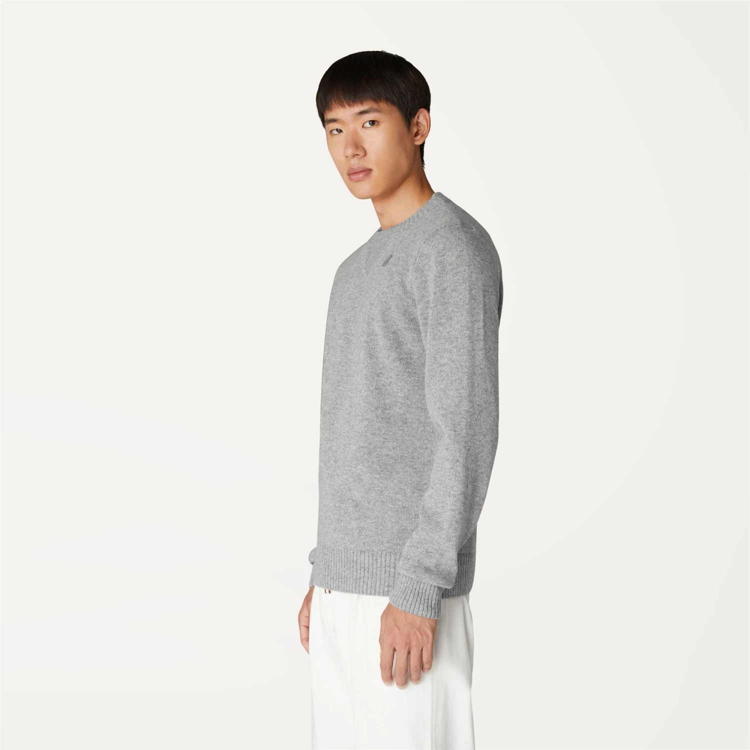 SEBASTIEN LAMBSWOOL - Knitwear - PullOver - Man - GREY MD STEEL - immagine 4