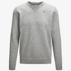 SEBASTIEN LAMBSWOOL - Knitwear - PullOver - Man - GREY MD STEEL
