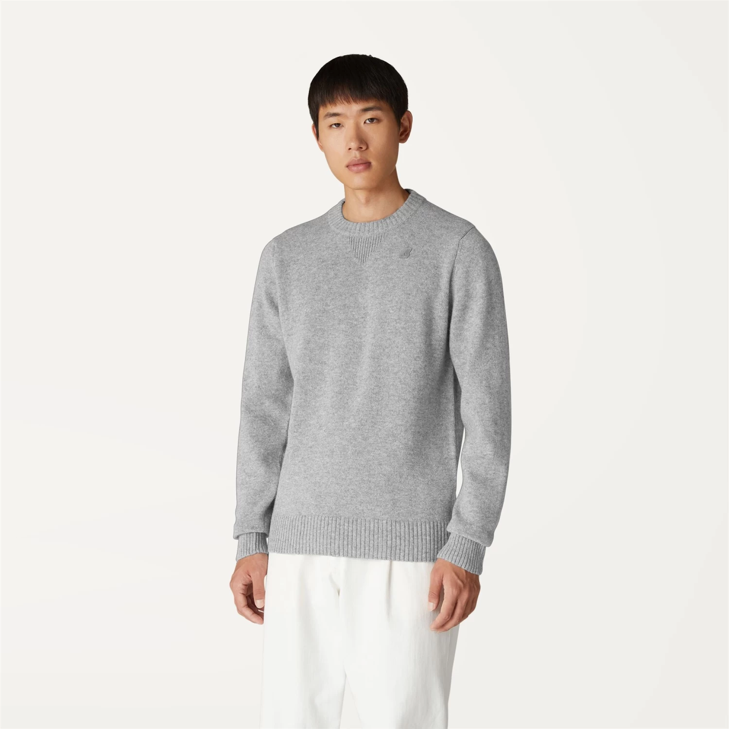 SEBASTIEN LAMBSWOOL - Knitwear - PullOver - Man - GREY MD STEEL - immagine 3
