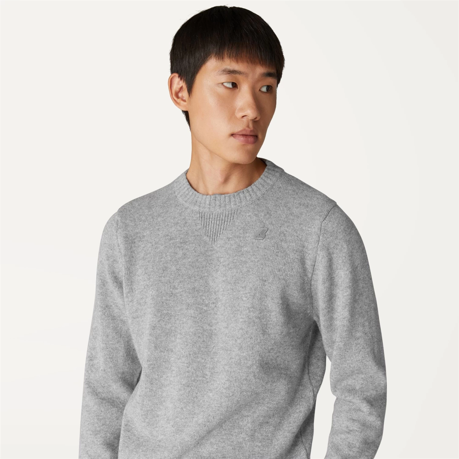 SEBASTIEN LAMBSWOOL - Knitwear - PullOver - Man - GREY MD STEEL - immagine 2