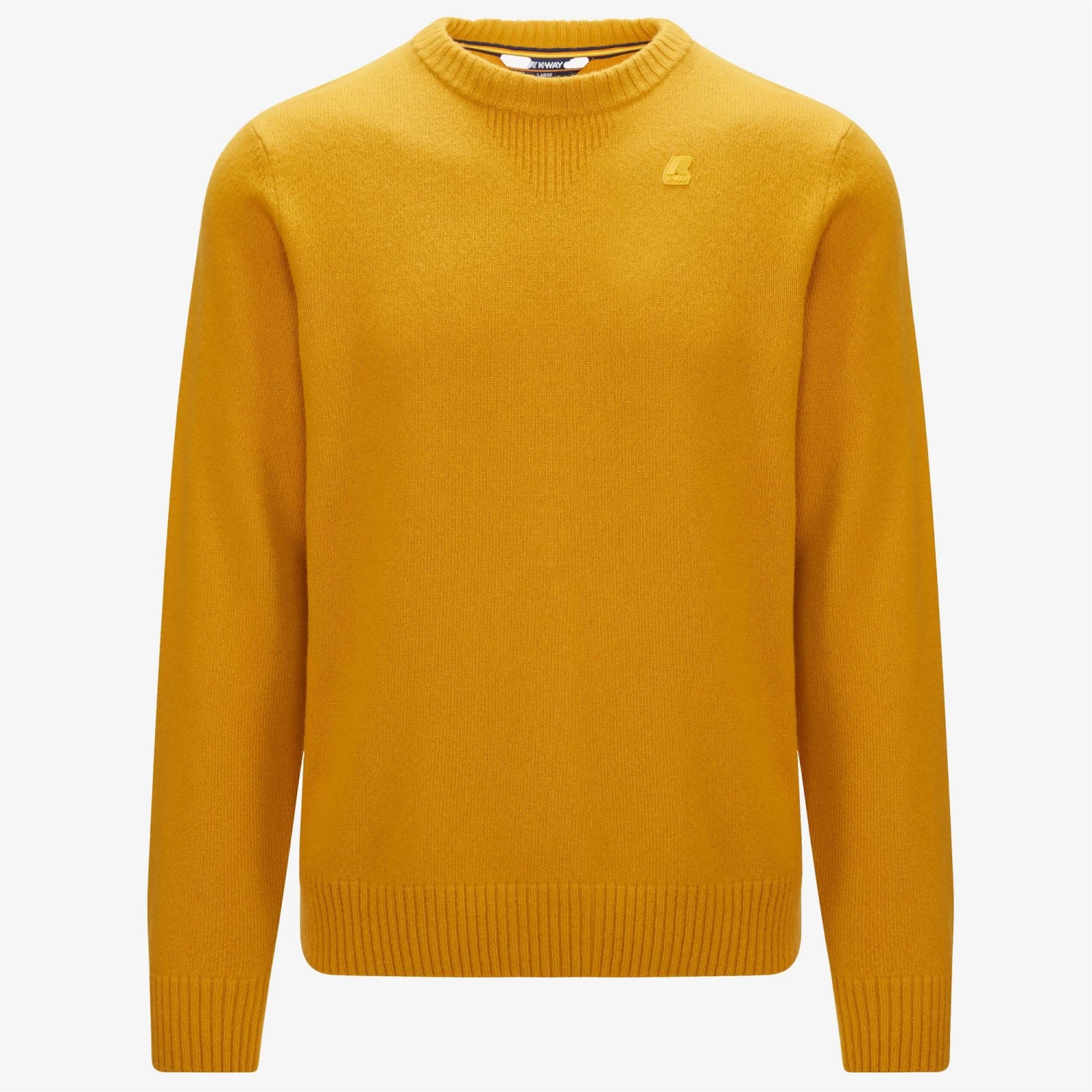 SEBASTIEN LAMBSWOOL - KNITWEAR - PullOver - Man - YELLOW SUNFLOWER