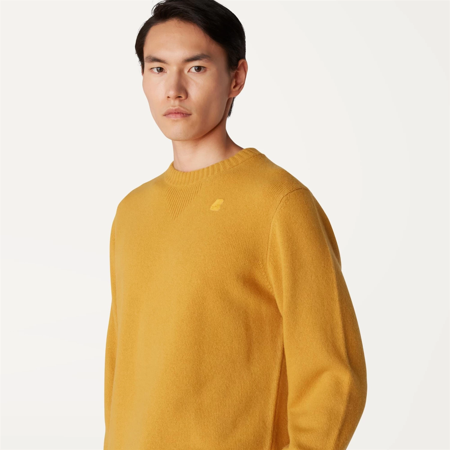 SEBASTIEN LAMBSWOOL - KNITWEAR - PullOver - Man - YELLOW SUNFLOWER - immagine 2