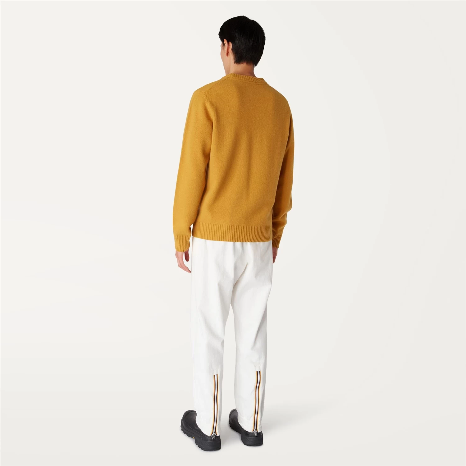 SEBASTIEN LAMBSWOOL - KNITWEAR - PullOver - Man - YELLOW SUNFLOWER - immagine 5