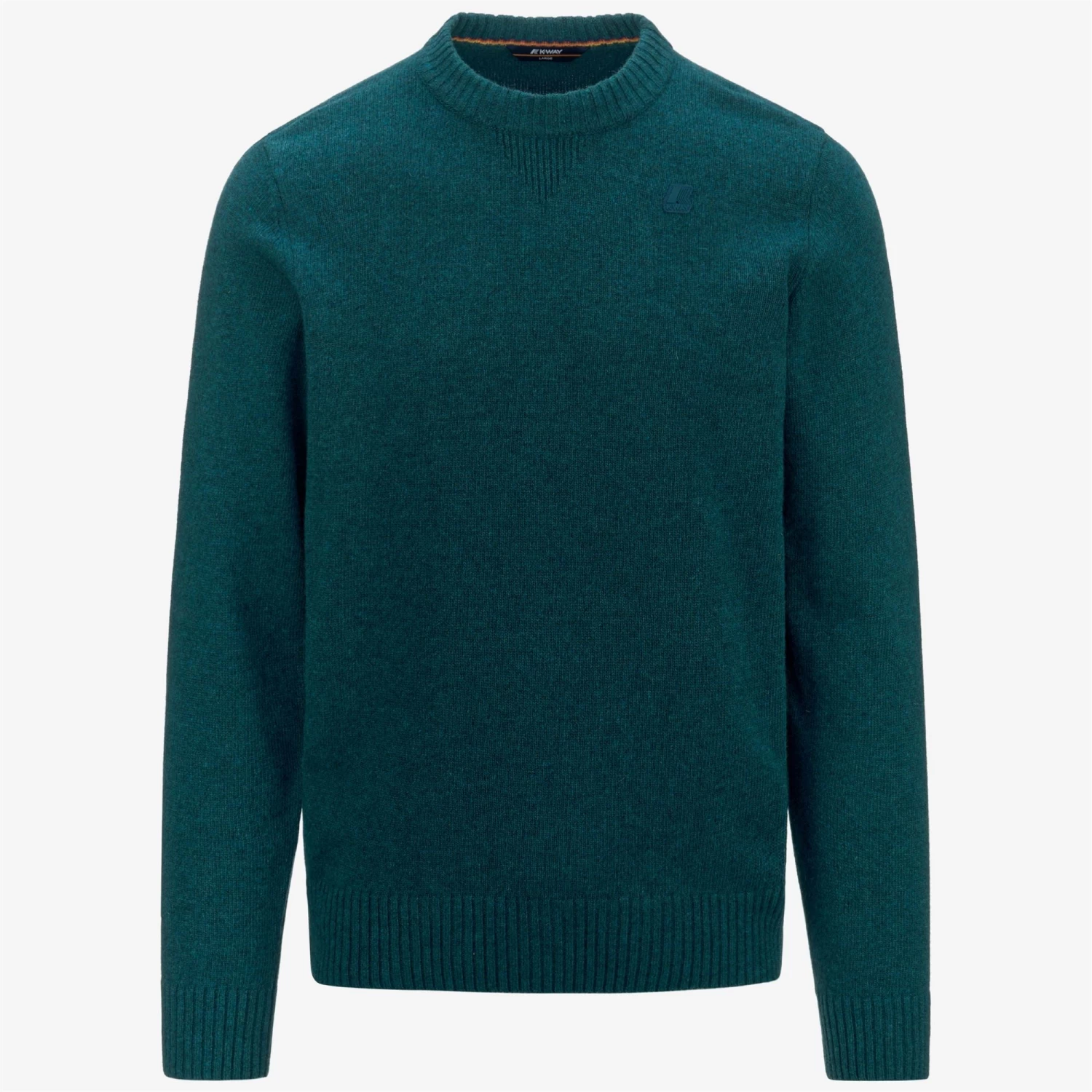 SEBASTIEN LAMBSWOOL - Knitwear - PullOver - Man - GREEN PETROL