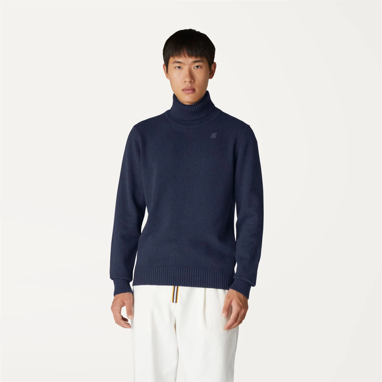 HENRY LAMBSWOOL - Knitwear - PullOver - Man - BLUE DEPTH - immagine 3
